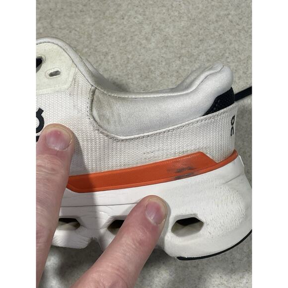 On Cloudrunner 2 Women's Size 10.5 White Running Shoes Comfortable Sneakers -Gym - Picture 11 of 13